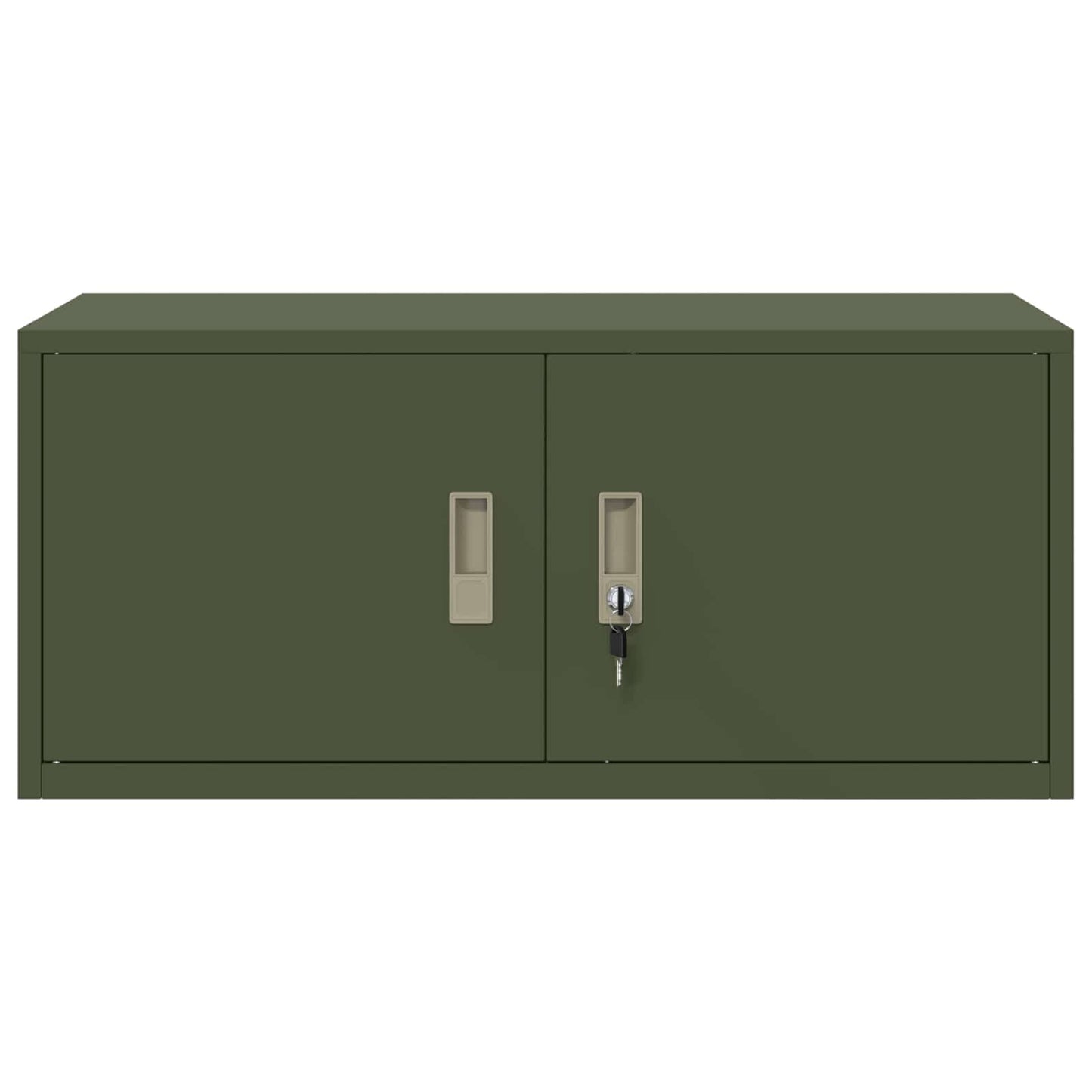 vidaXL Storage Cabinet Olive Green 90 x 40 x 40 cm Steel