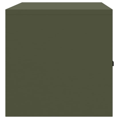 vidaXL Storage Cabinet Olive Green 90 x 40 x 40 cm Steel