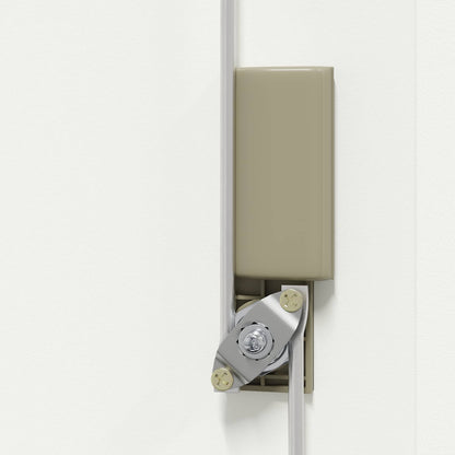 vidaXL Storage Cabinet White 90 x 40 x 40 cm Steel