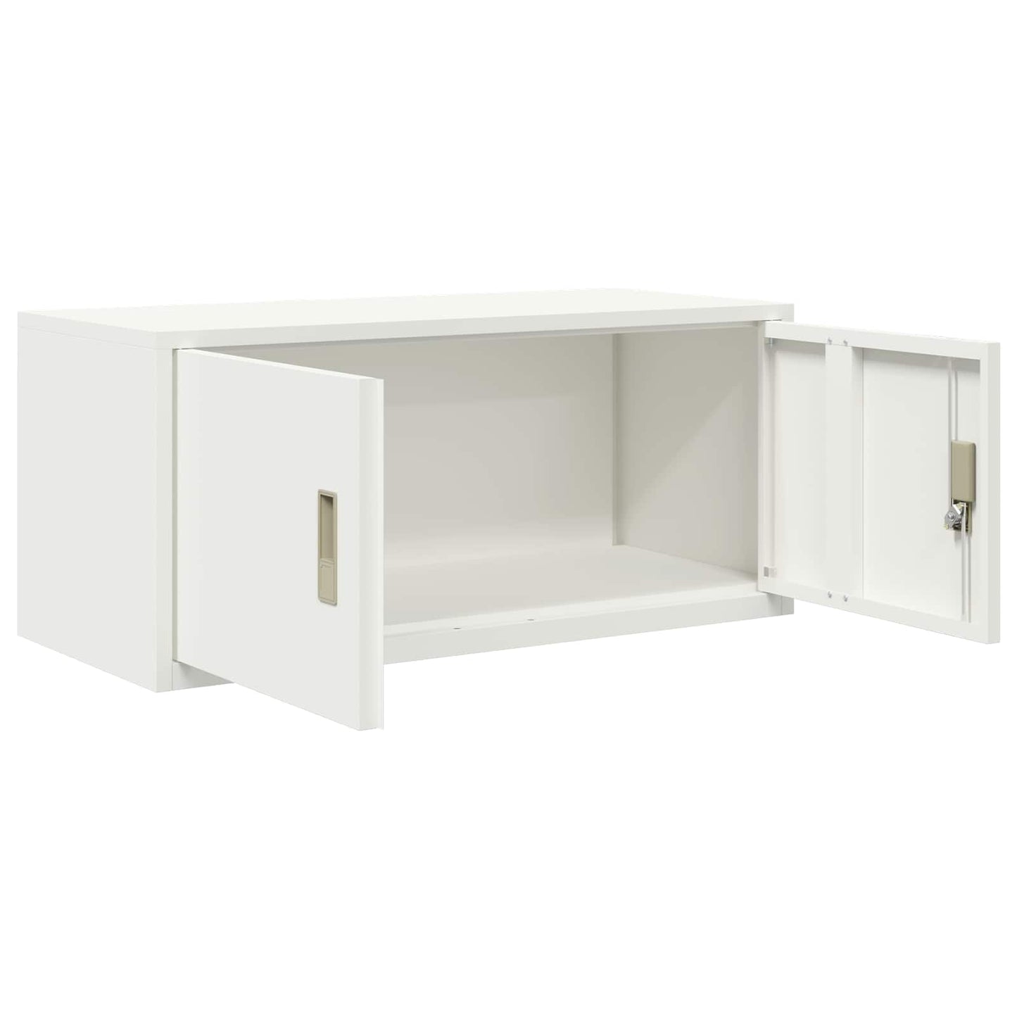 vidaXL Storage Cabinet White 90 x 40 x 40 cm Steel