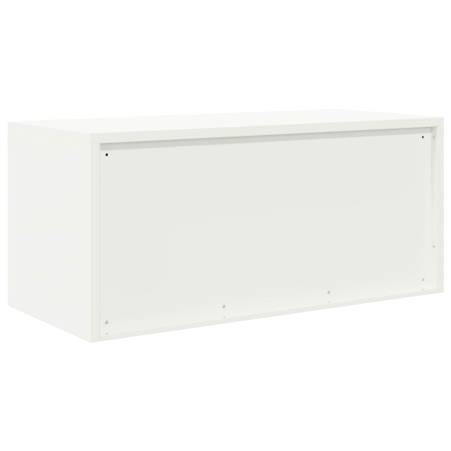 vidaXL Storage Cabinet White 90 x 40 x 40 cm Steel