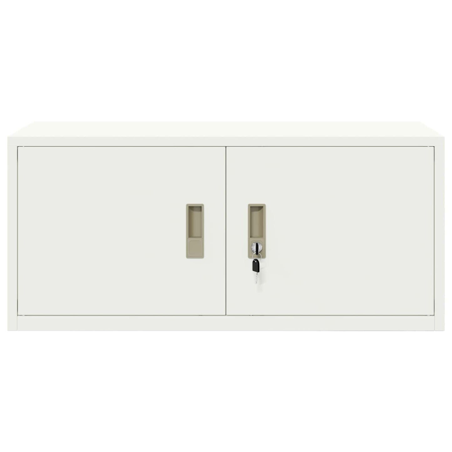 vidaXL Storage Cabinet White 90 x 40 x 40 cm Steel