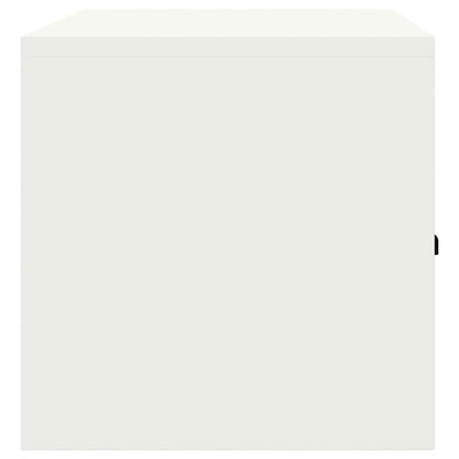 vidaXL Storage Cabinet White 90 x 40 x 40 cm Steel