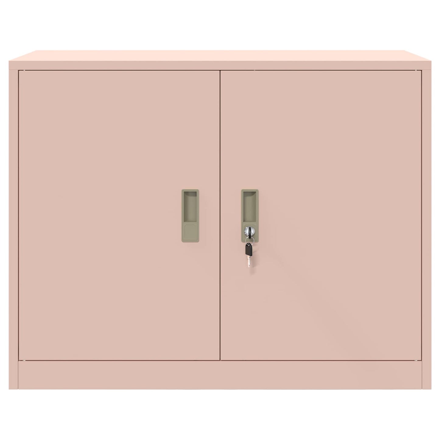 vidaXL Storage Cabinet Pink 90 x 40 x 70 cm Steel
