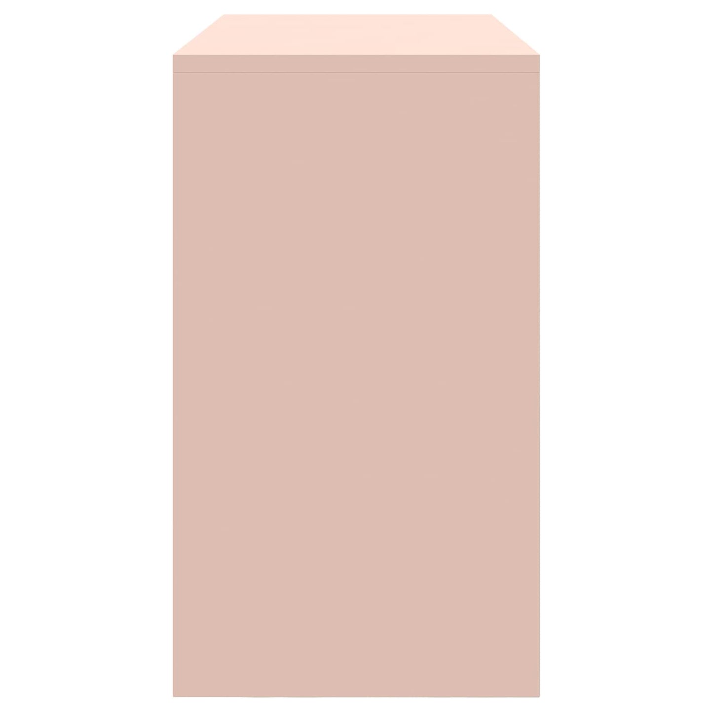 vidaXL Storage Cabinet Pink 90 x 40 x 70 cm Steel