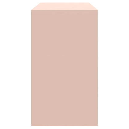 vidaXL Storage Cabinet Pink 90 x 40 x 70 cm Steel
