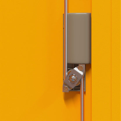 vidaXL Storage Cabinet Mustard Yellow 90 x 40 x 70 cm Steel