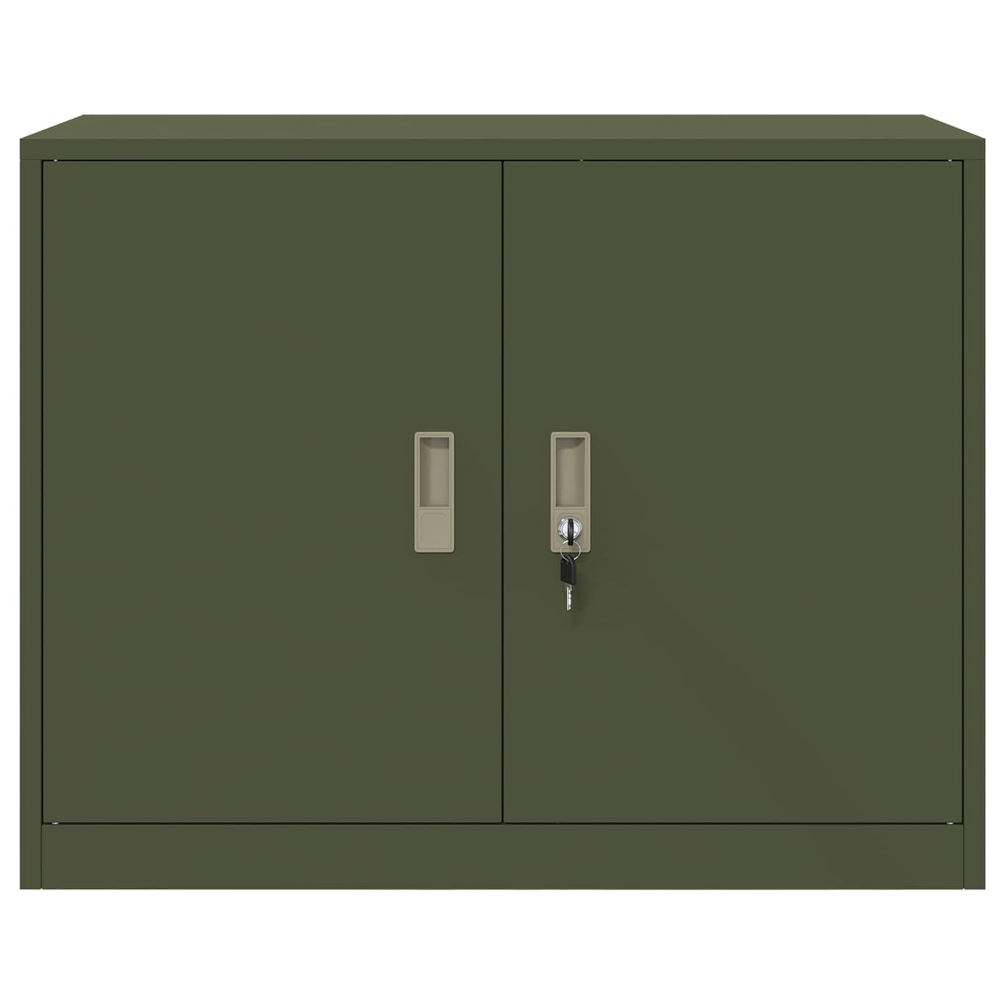 vidaXL Storage Cabinet Olive Green 90 x 40 x 70 cm Steel
