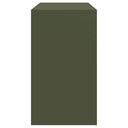 vidaXL Storage Cabinet Olive Green 90 x 40 x 70 cm Steel