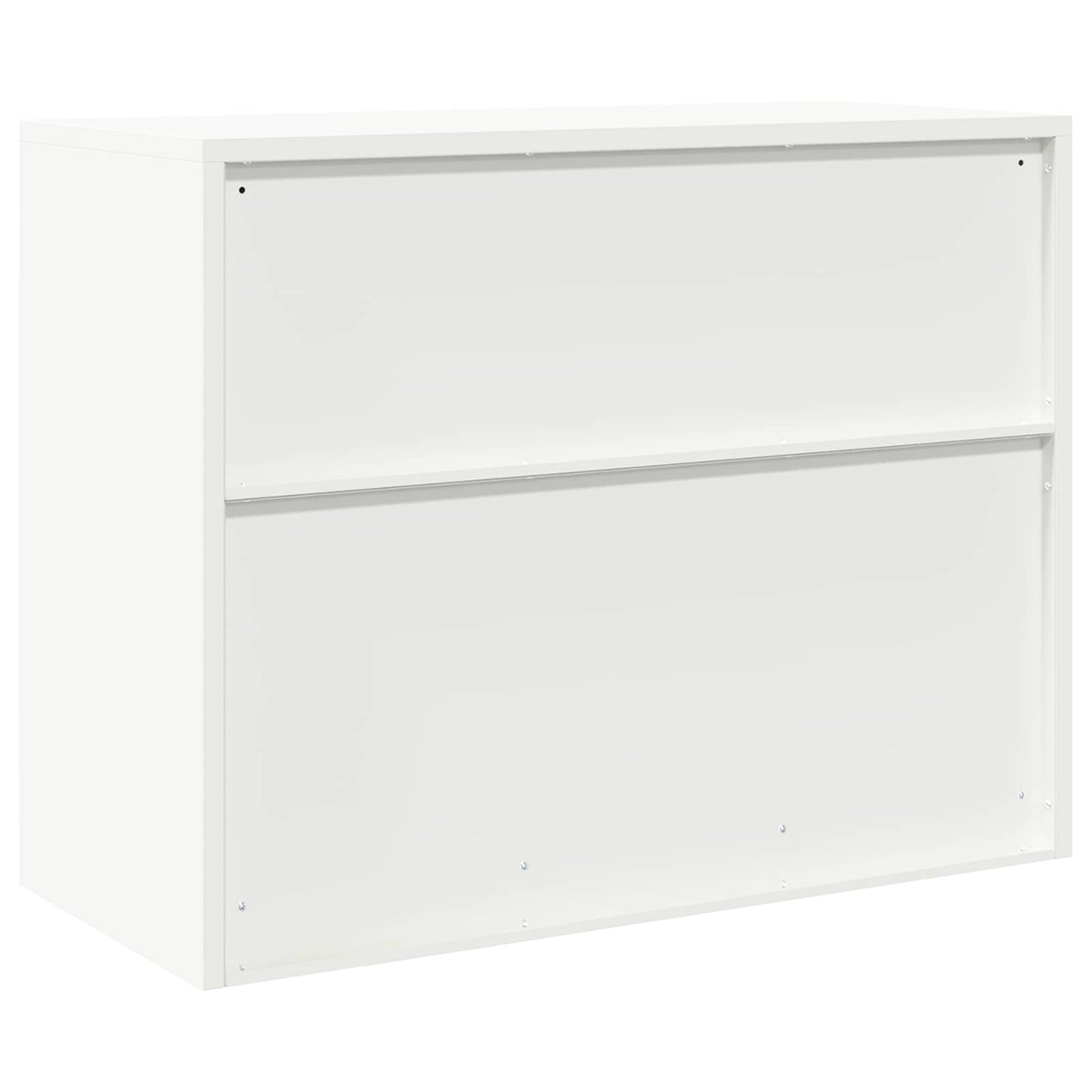 vidaXL Storage Cabinet White 90 x 40 x 70 cm Steel