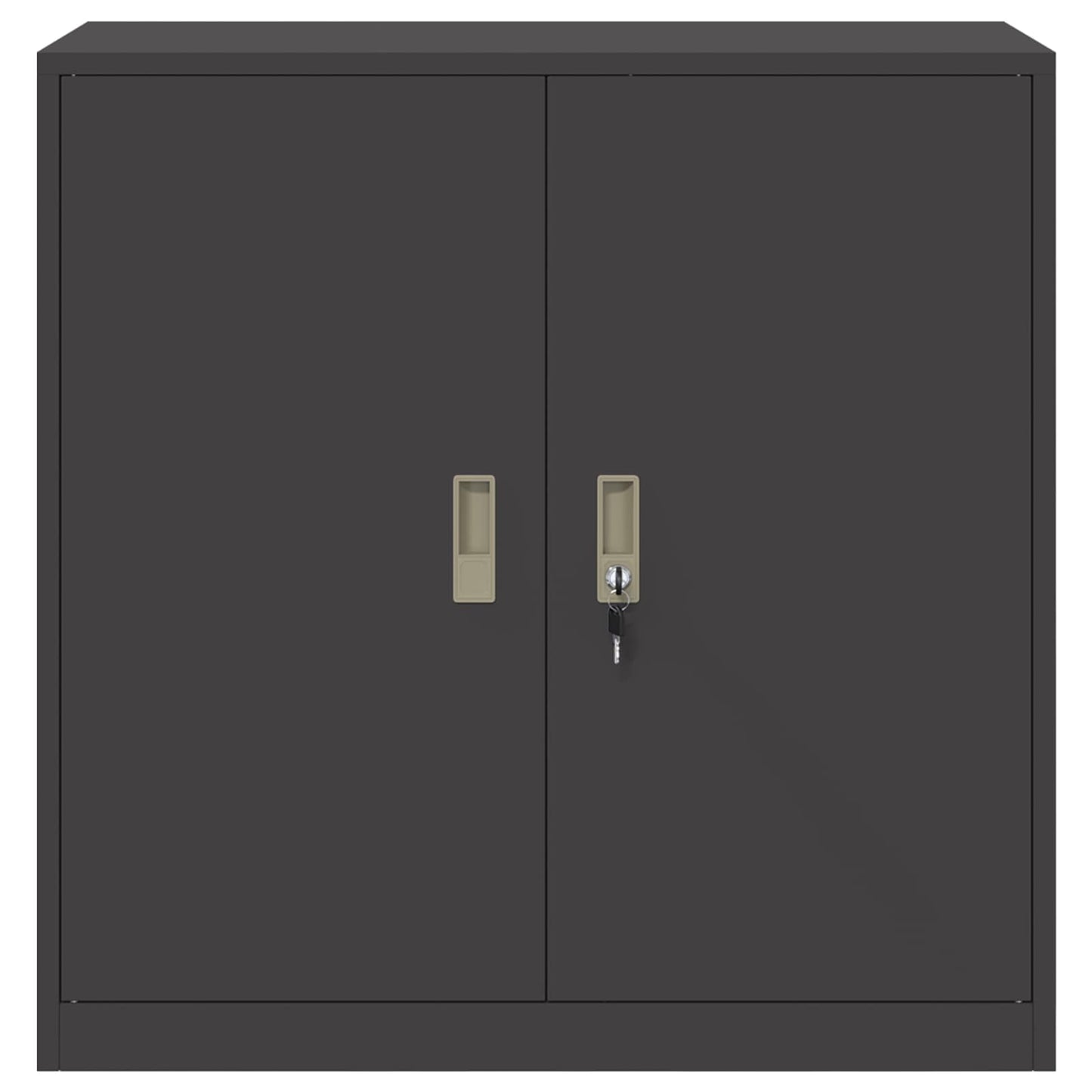 vidaXL Storage Cabinet Black 90 x 40 x 90 cm Steel