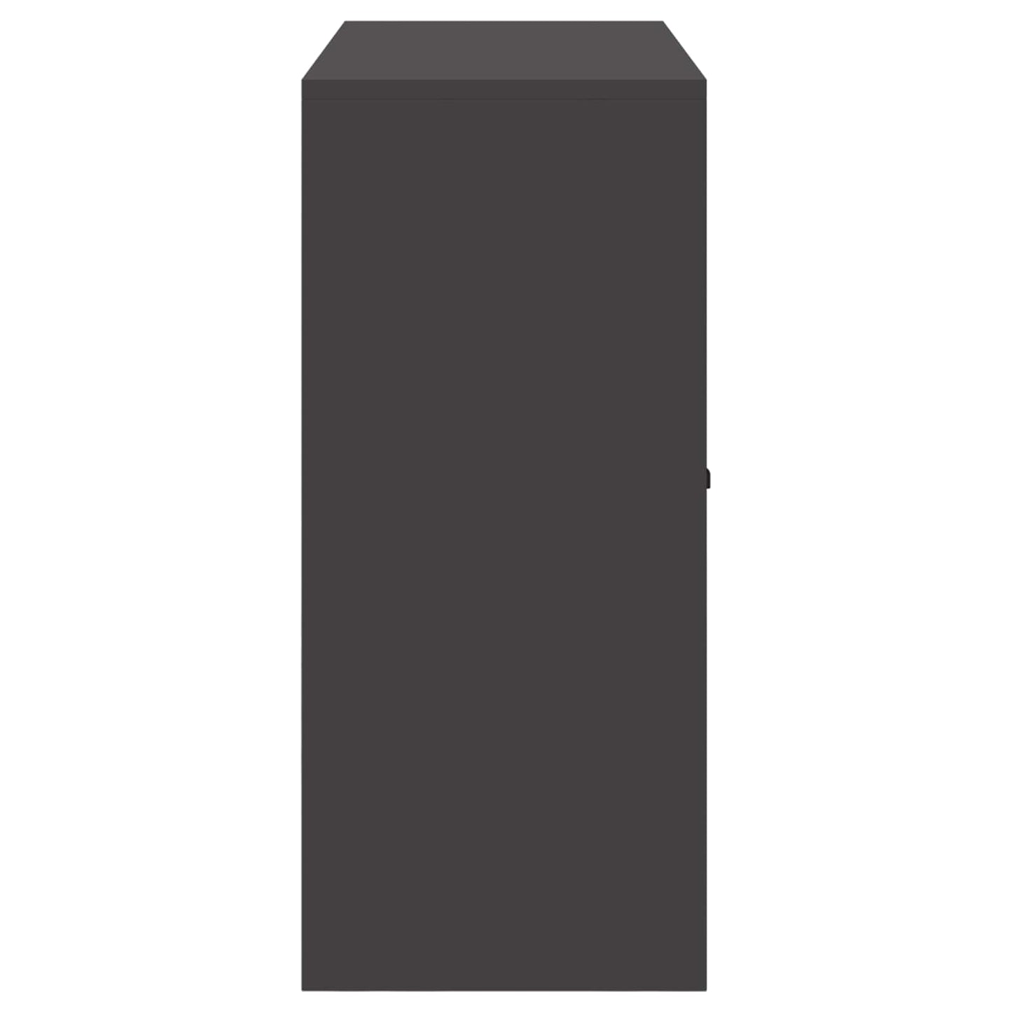 vidaXL Storage Cabinet Black 90 x 40 x 90 cm Steel