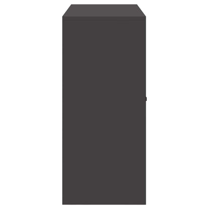 vidaXL Storage Cabinet Black 90 x 40 x 90 cm Steel