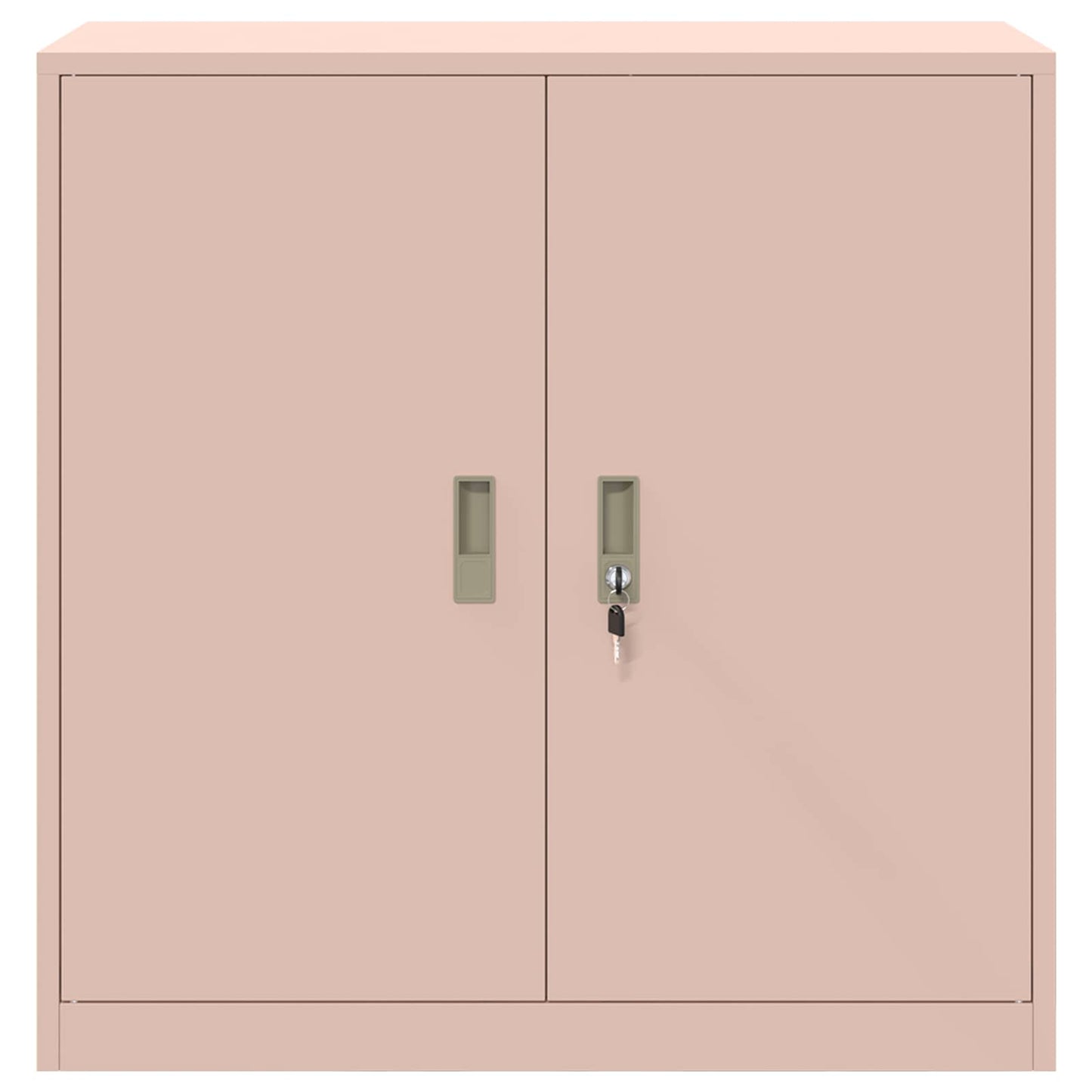 vidaXL Storage Cabinet Pink 90 x 40 x 90 cm Steel