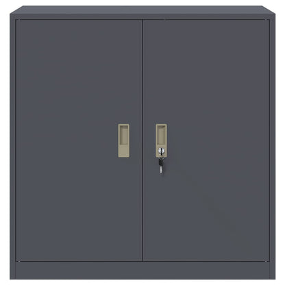 vidaXL Storage Cabinet Anthracite 90 x 40 x 90 cm Steel