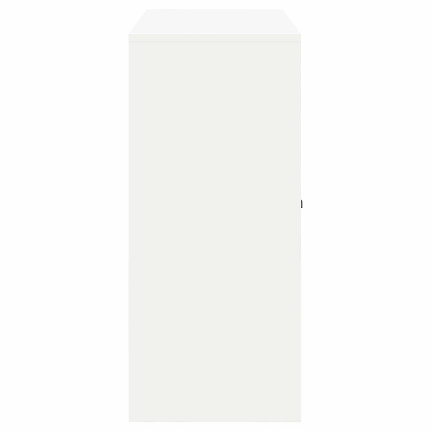 vidaXL Storage Cabinet White 90 x 40 x 90 cm Steel