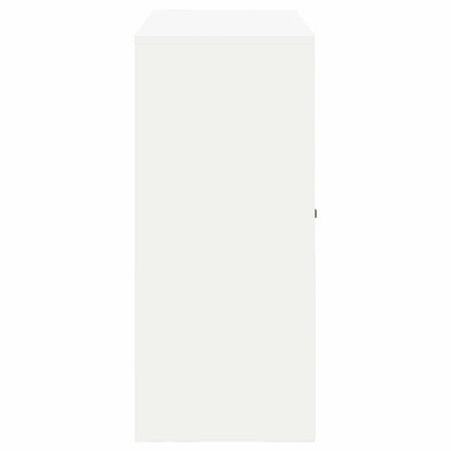 vidaXL Storage Cabinet White 90 x 40 x 90 cm Steel