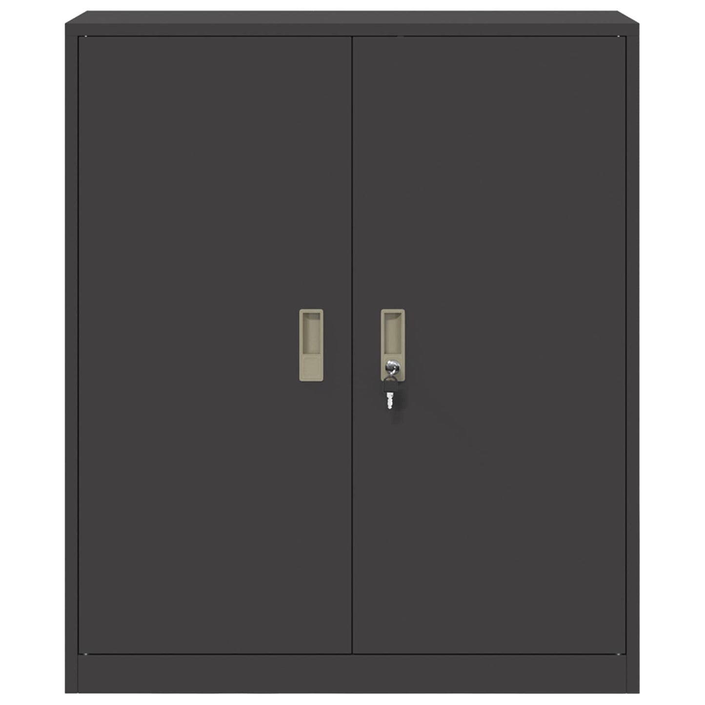 vidaXL Storage Cabinet Black 90 x 40 x 105 cm Steel