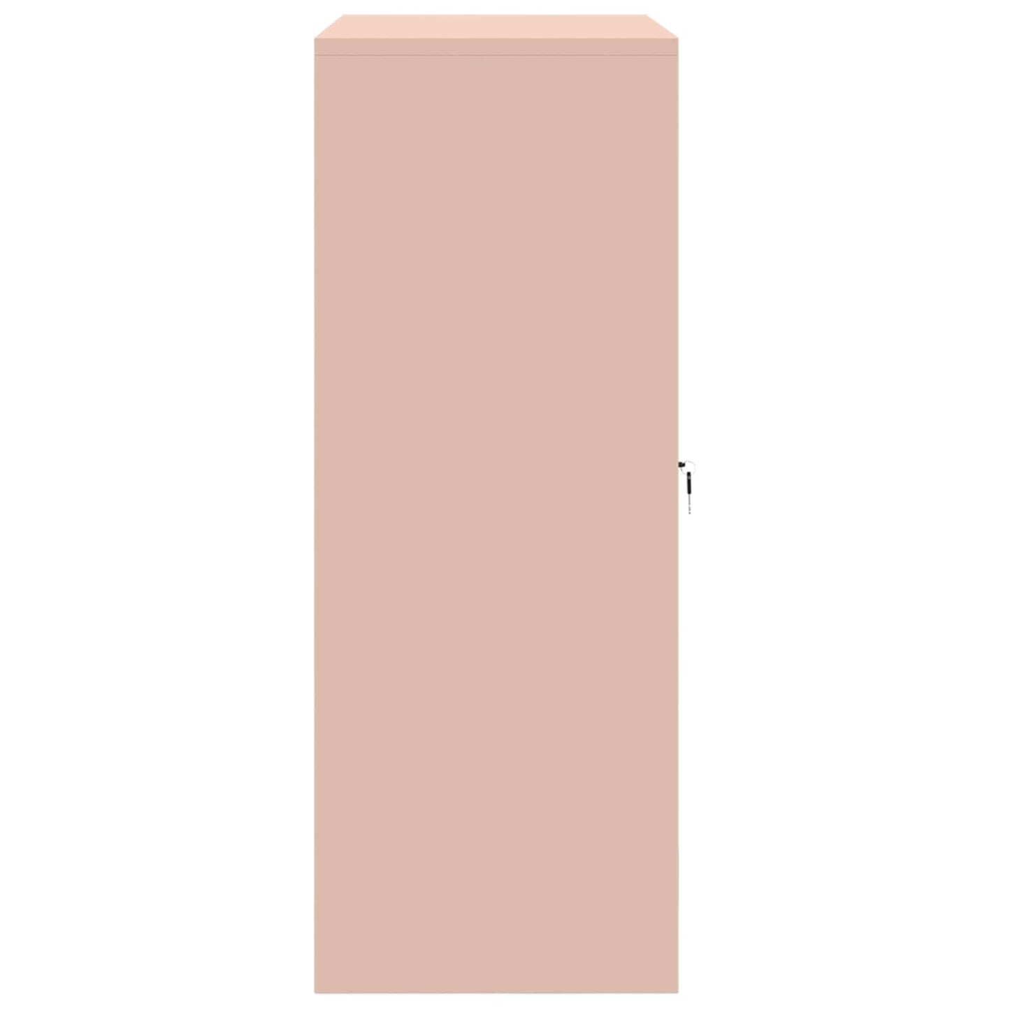 vidaXL Storage Cabinet Pink 90 x 40 x 105 cm Steel