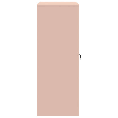 vidaXL Storage Cabinet Pink 90 x 40 x 105 cm Steel