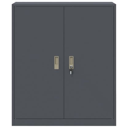 vidaXL Storage Cabinet Anthracite 90 x 40 x 105 cm Steel