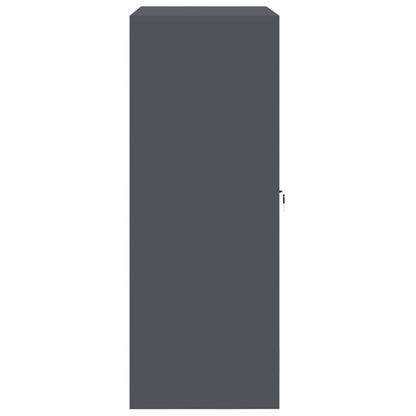 vidaXL Storage Cabinet Anthracite 90 x 40 x 105 cm Steel