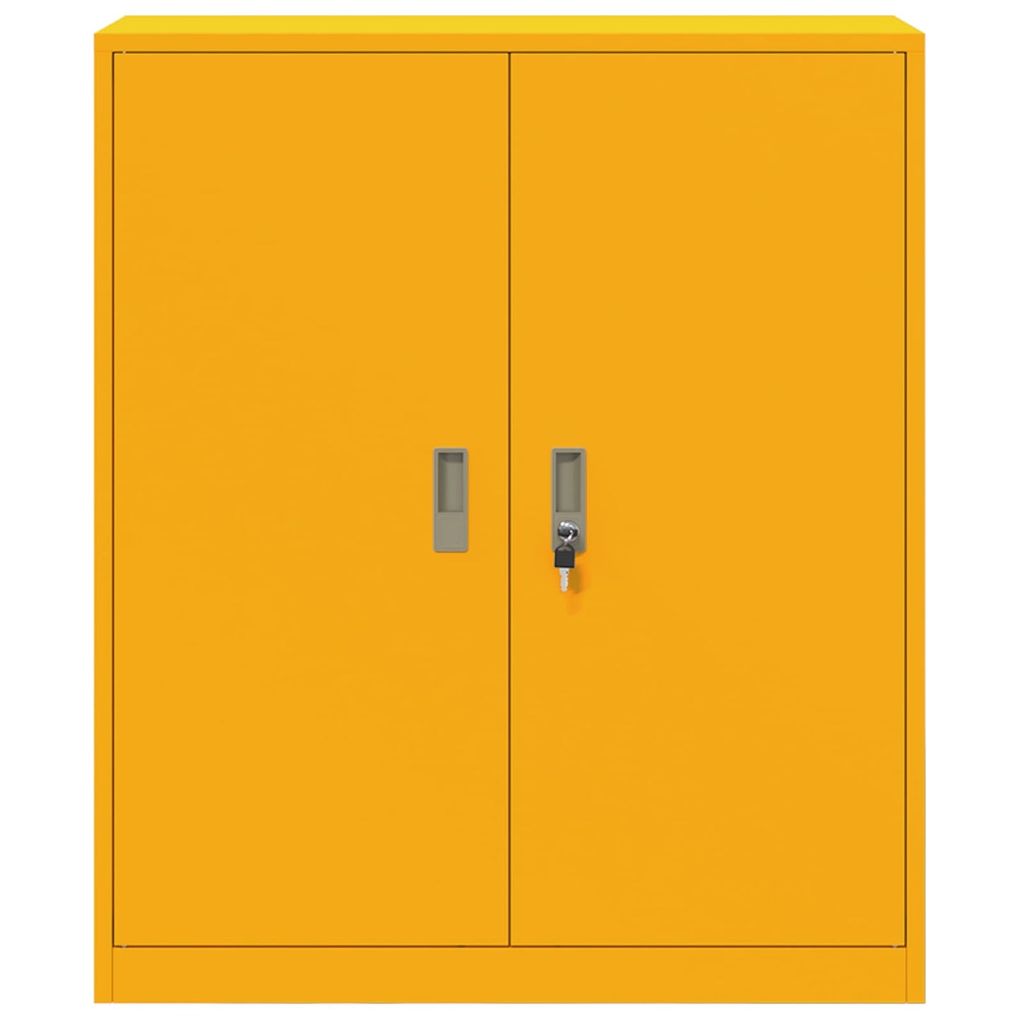 vidaXL Storage Cabinet Mustard Yellow 90 x 40 x 105 cm Steel