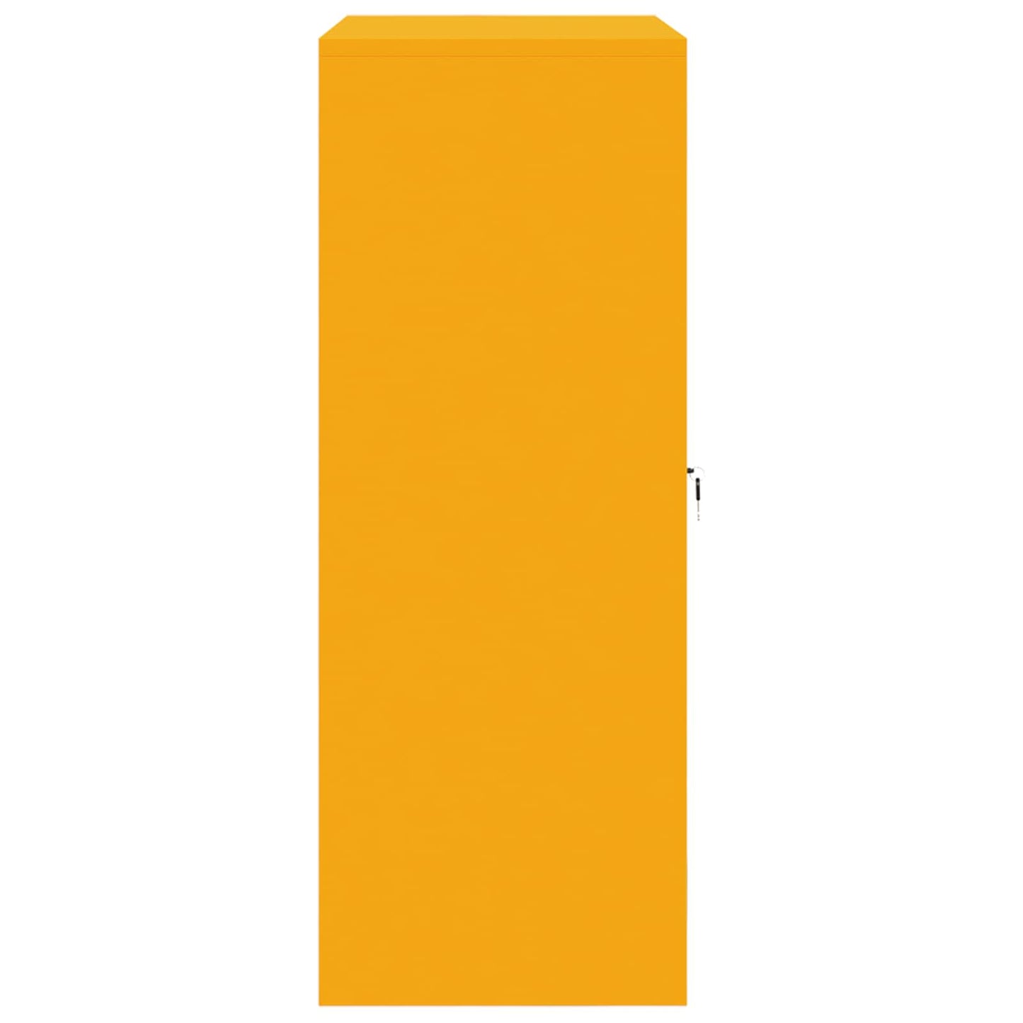vidaXL Storage Cabinet Mustard Yellow 90 x 40 x 105 cm Steel
