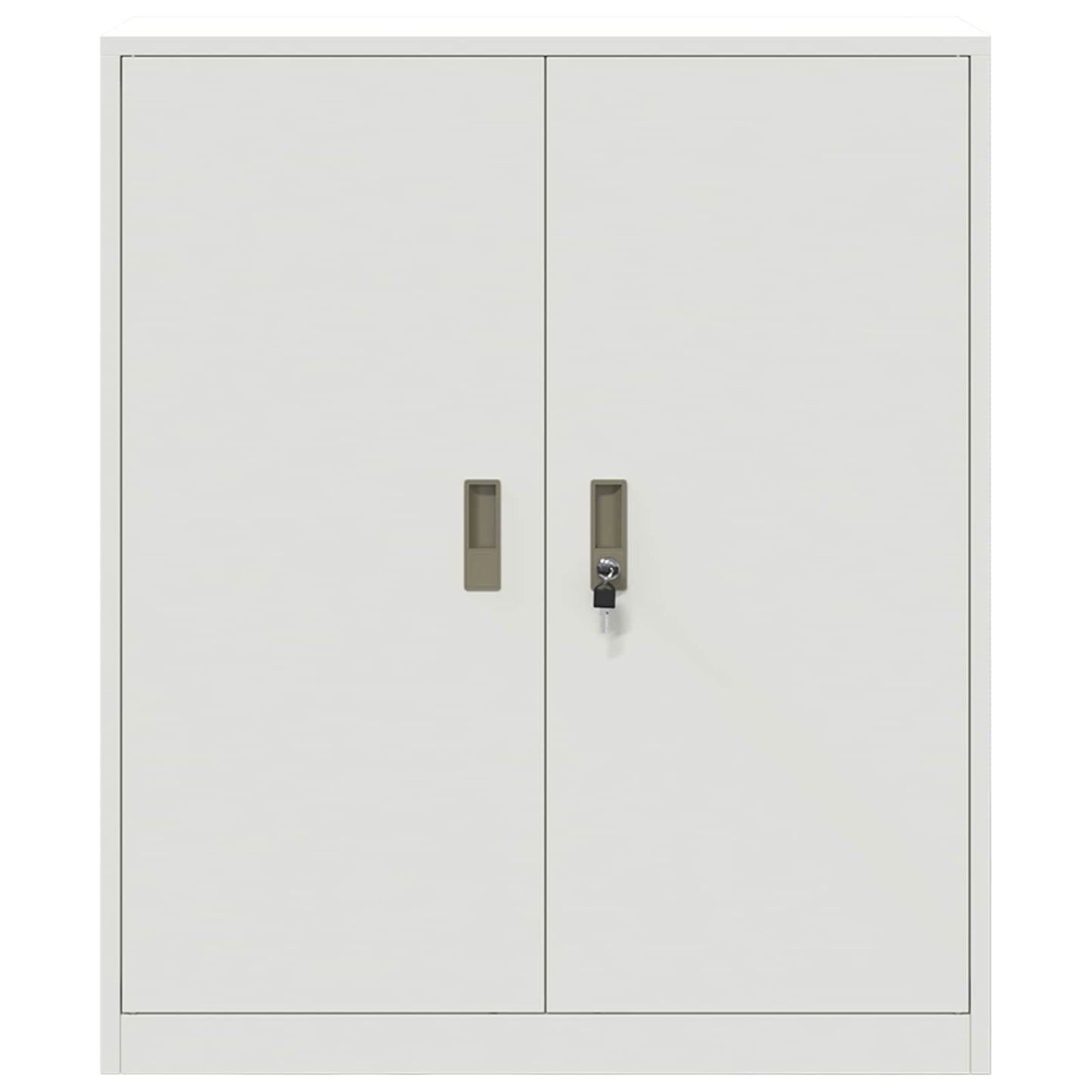vidaXL Storage Cabinet White 90 x 40 x 105 cm Steel