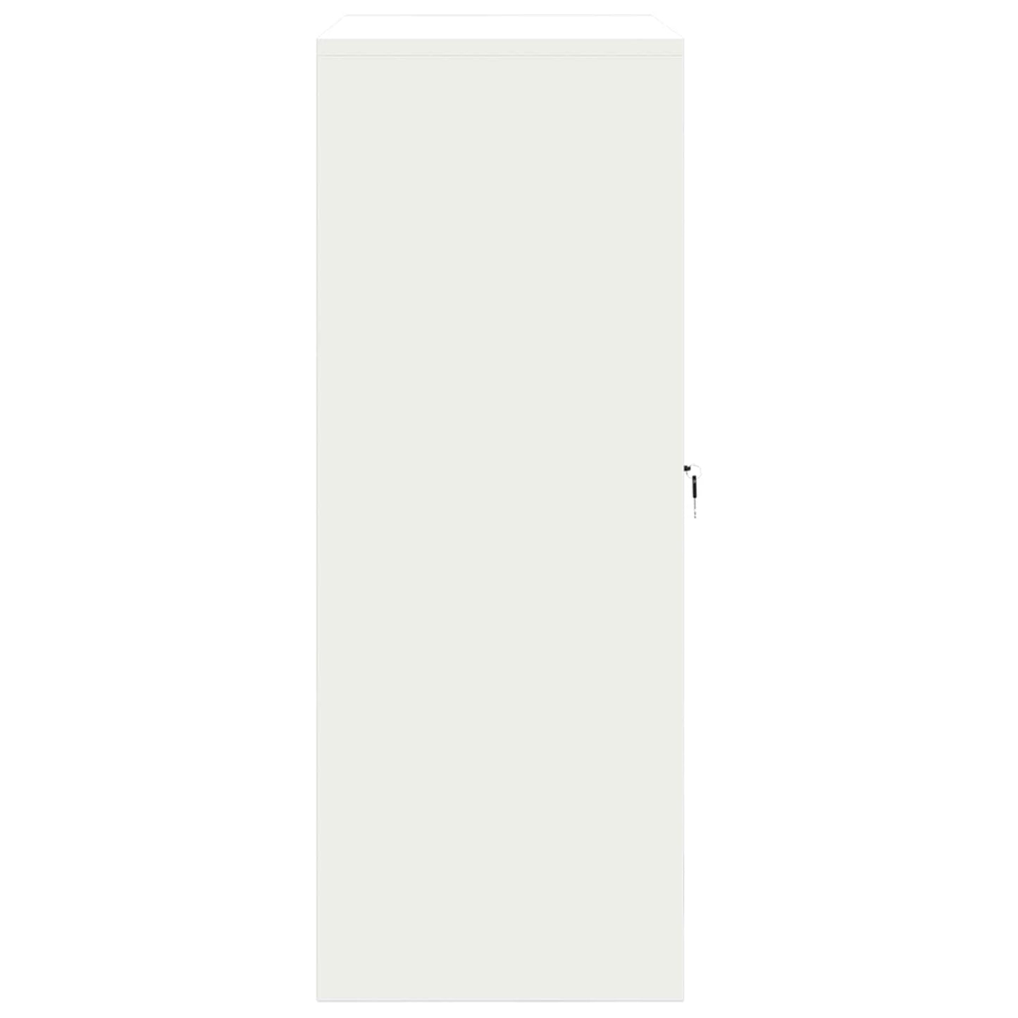 vidaXL Storage Cabinet White 90 x 40 x 105 cm Steel