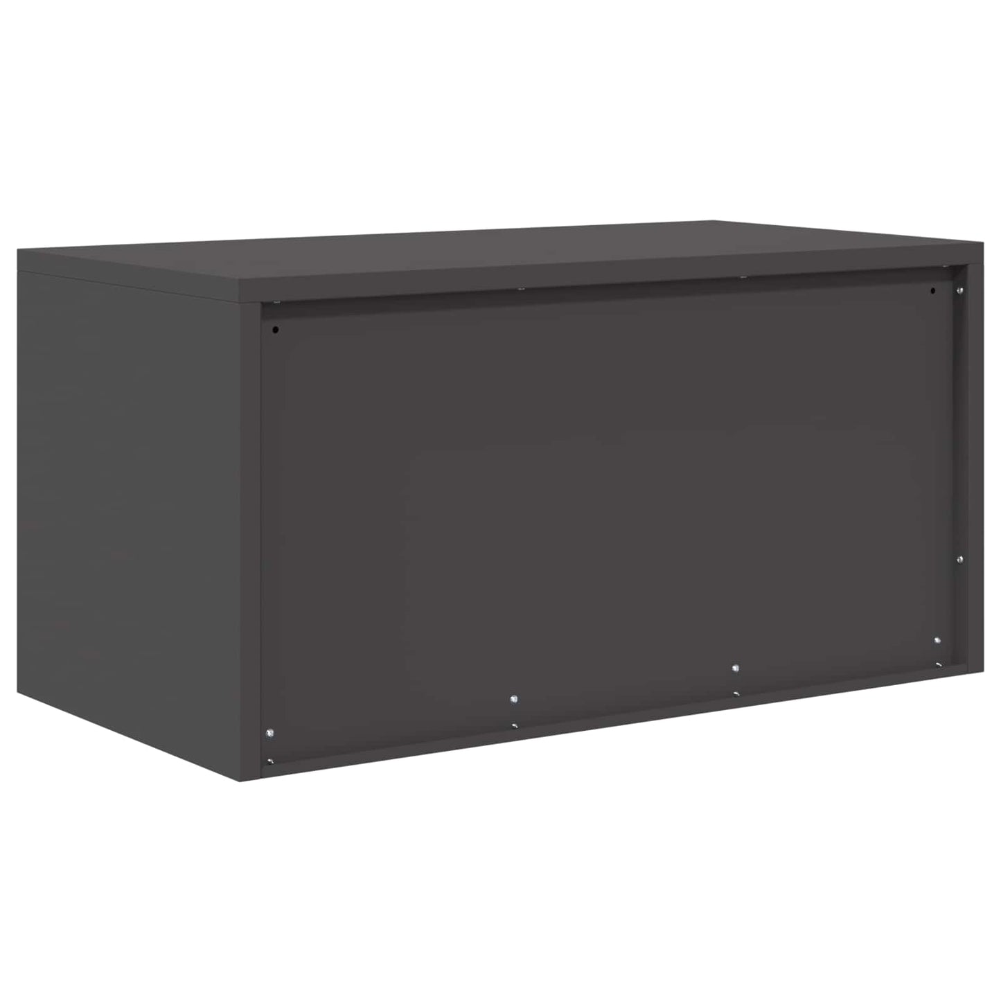 vidaXL Storage Cabinet Black 80 x 40 x 40 cm Cold-Rolled Steel