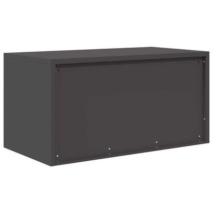 vidaXL Storage Cabinet Black 80 x 40 x 40 cm Cold-Rolled Steel