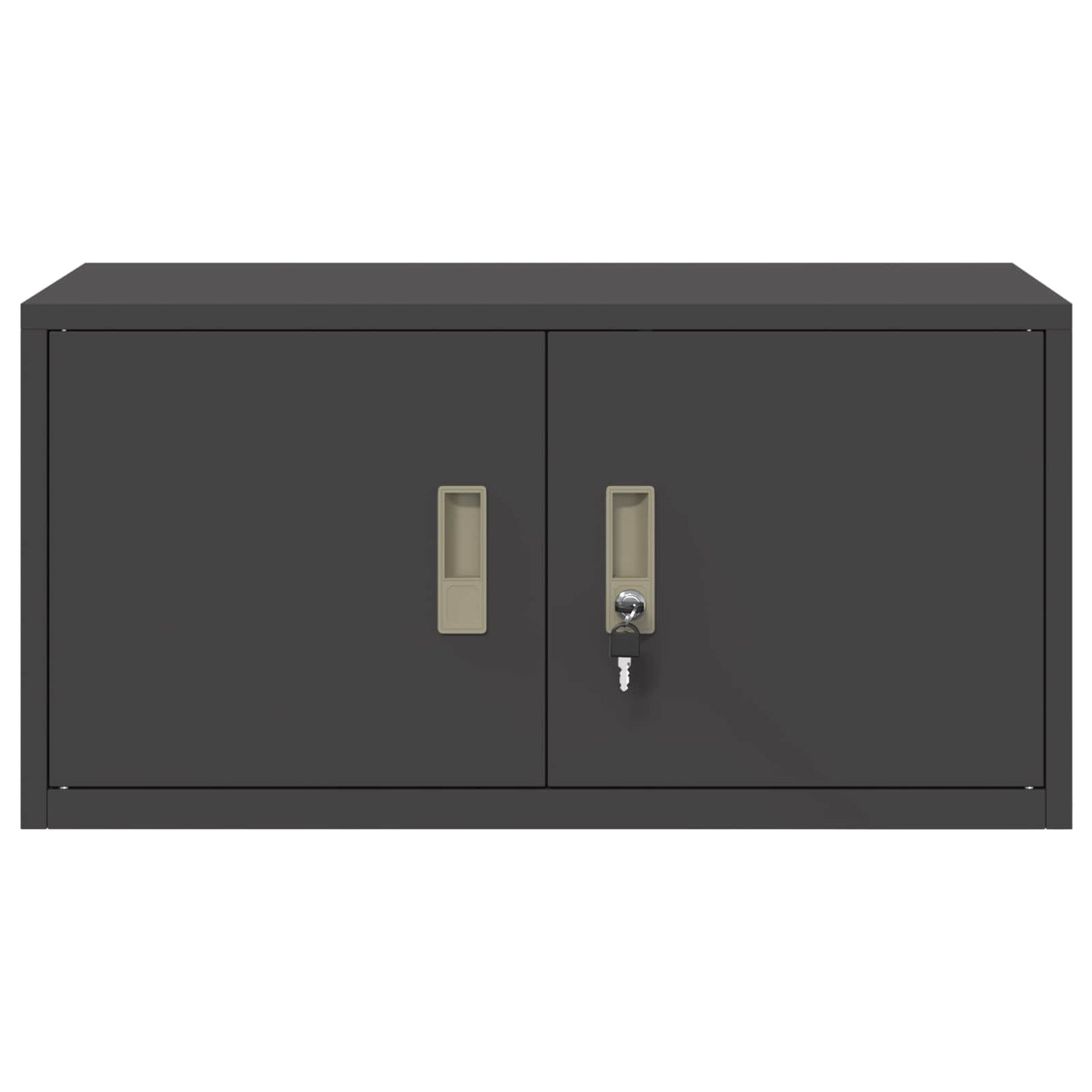 vidaXL Storage Cabinet Black 80 x 40 x 40 cm Cold-Rolled Steel