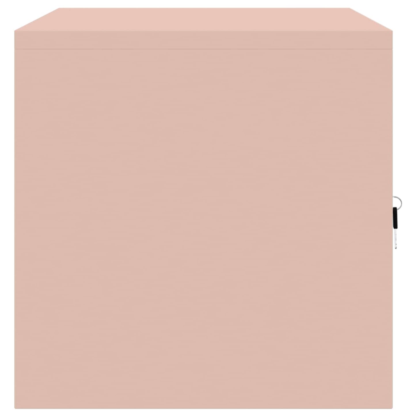 vidaXL Storage Cabinet Pink 80 x 40 x 40 cm Steel
