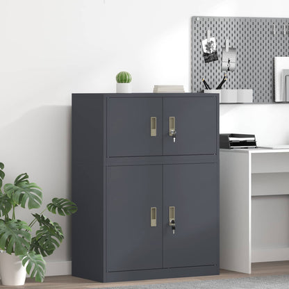 vidaXL Storage Cabinet Anthracite 80 x 40 x 40 cm Steel