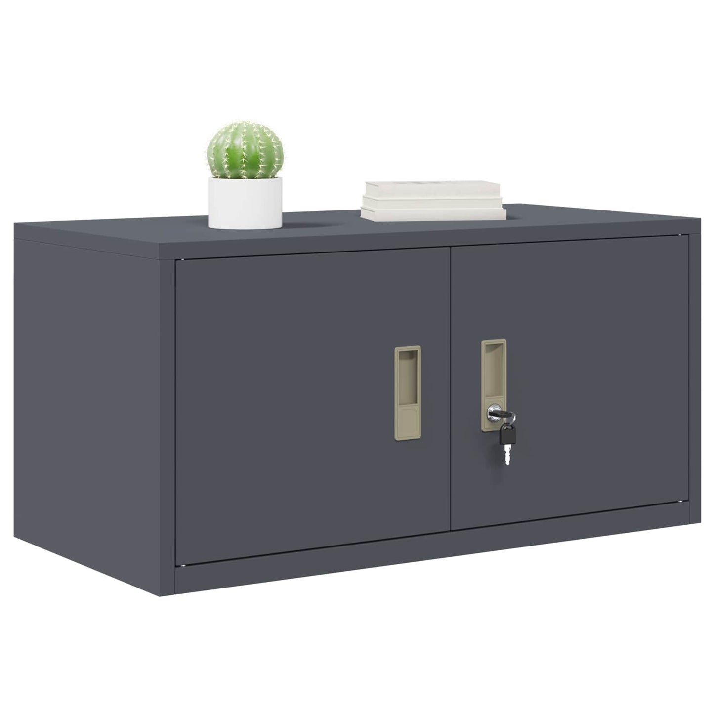 vidaXL Storage Cabinet Anthracite 80 x 40 x 40 cm Steel
