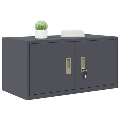 vidaXL Storage Cabinet Anthracite 80 x 40 x 40 cm Steel