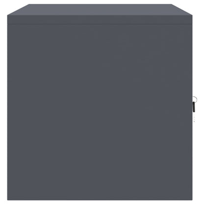 vidaXL Storage Cabinet Anthracite 80 x 40 x 40 cm Steel