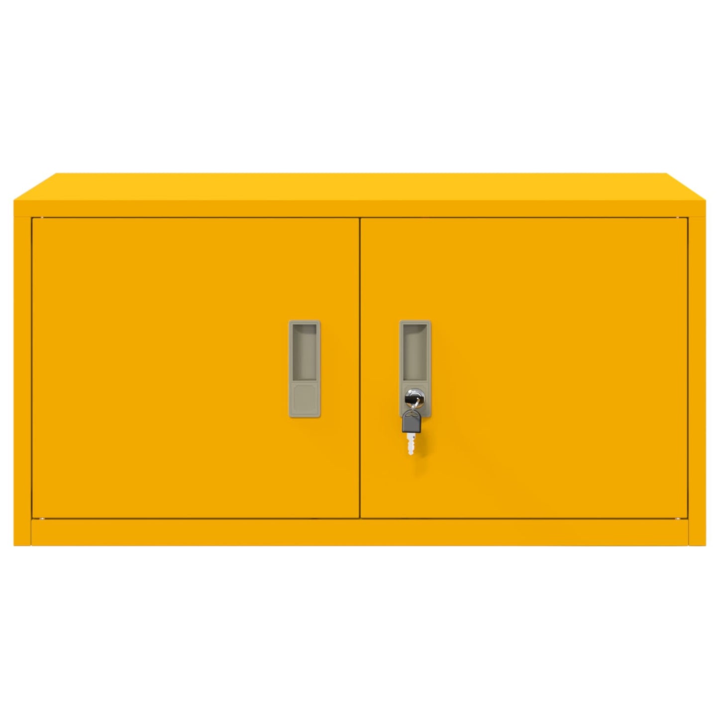 vidaXL Storage Cabinet Mustard Yellow 80 x 40 x 40 cm Steel