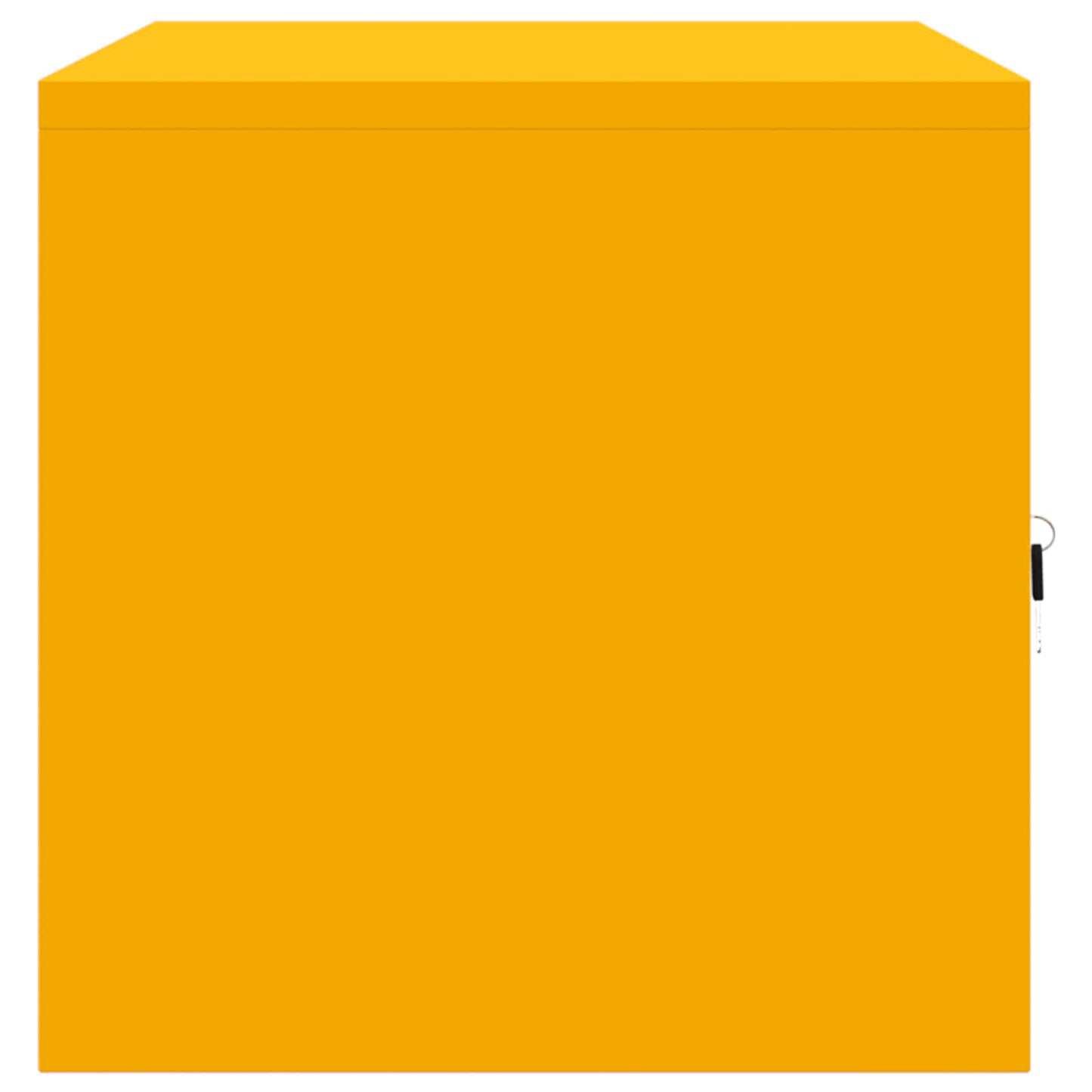 vidaXL Storage Cabinet Mustard Yellow 80 x 40 x 40 cm Steel