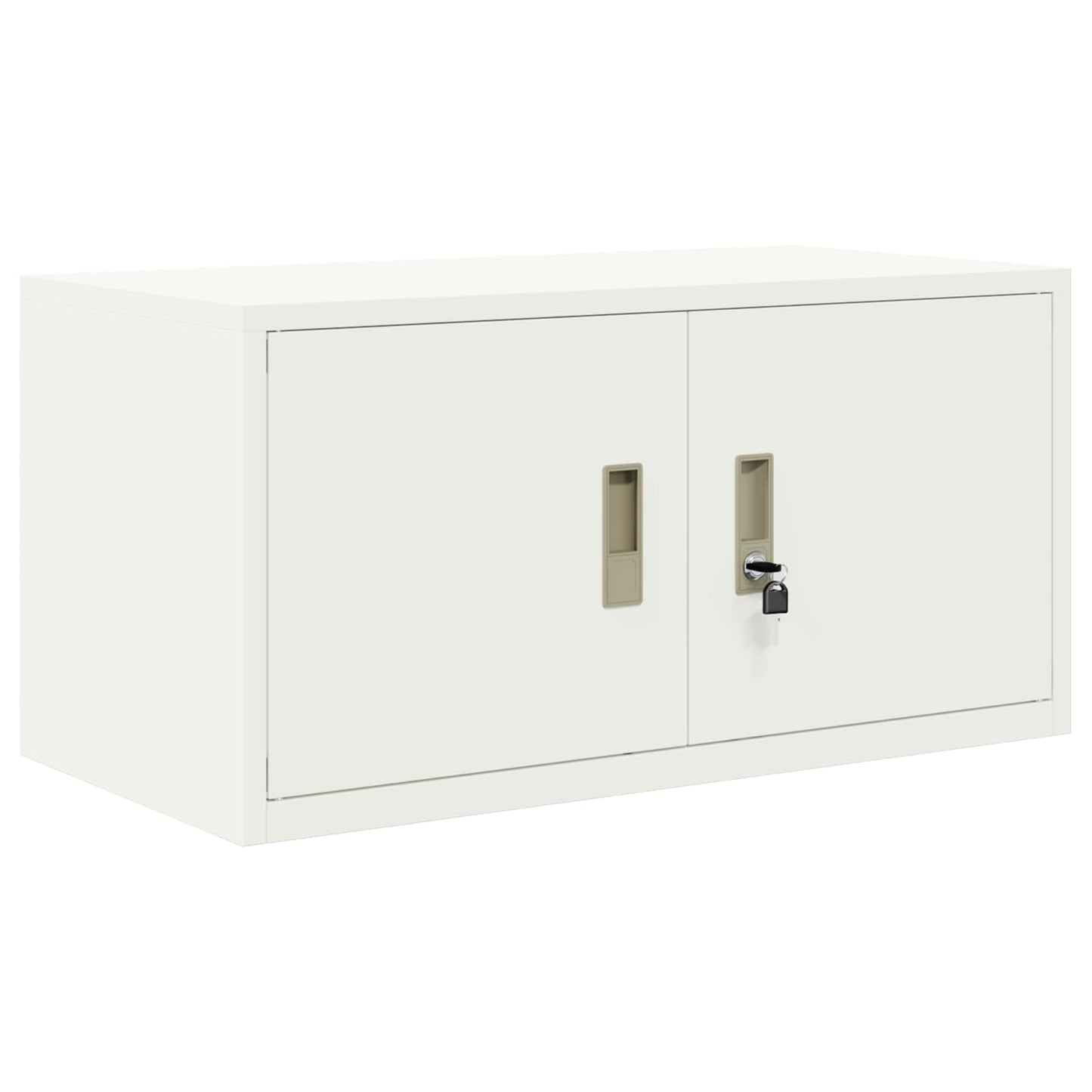 vidaXL Storage Cabinet White 80 x 40 x 40 cm Steel