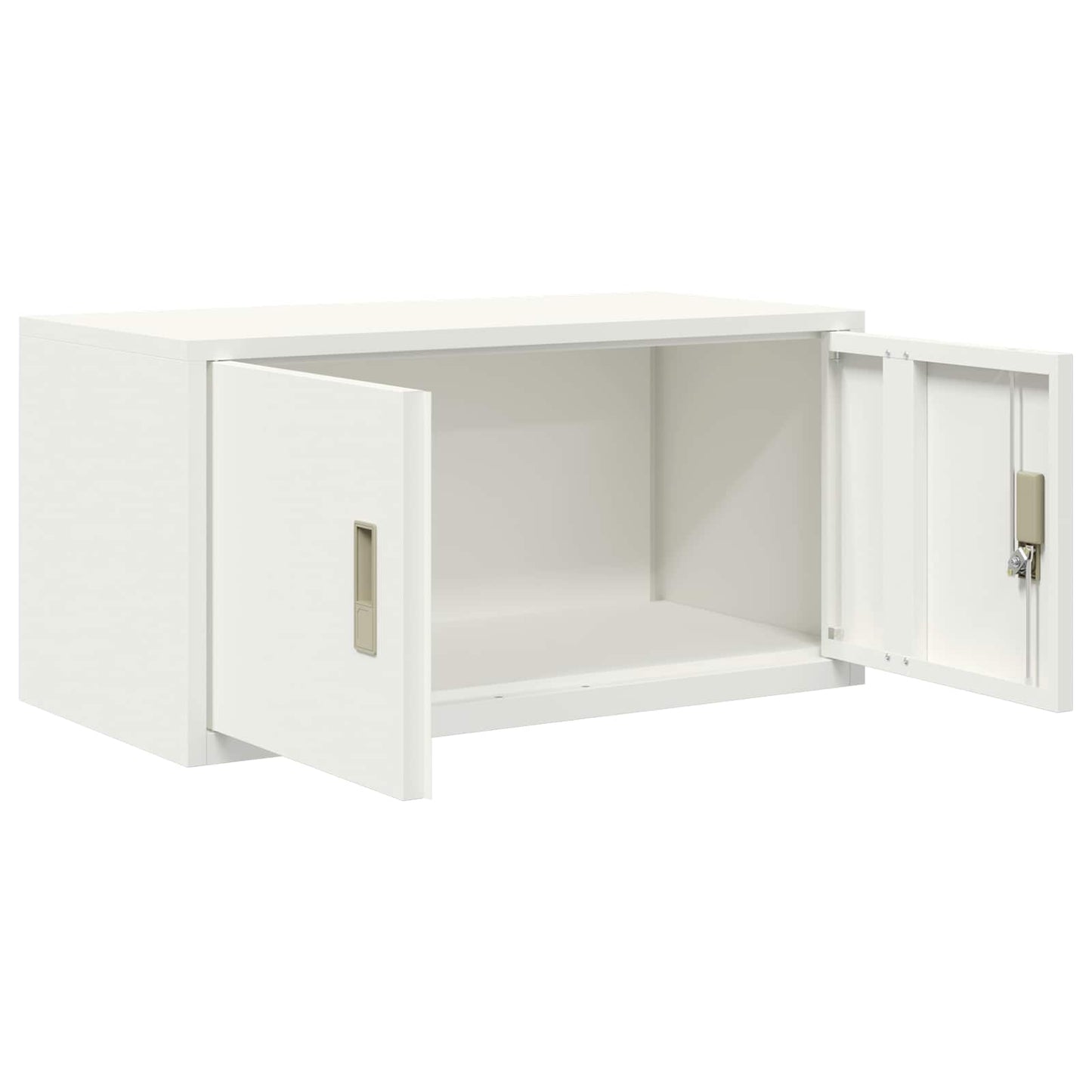 vidaXL Storage Cabinet White 80 x 40 x 40 cm Steel