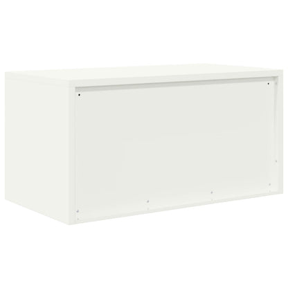 vidaXL Storage Cabinet White 80 x 40 x 40 cm Steel