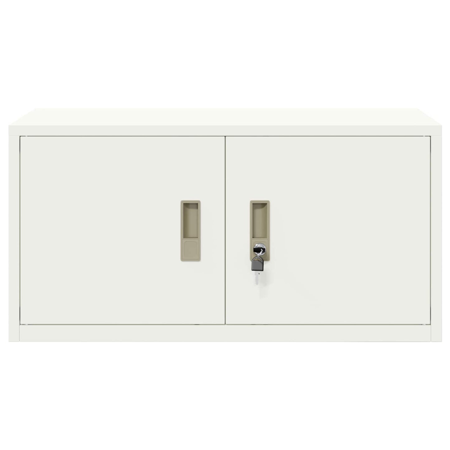 vidaXL Storage Cabinet White 80 x 40 x 40 cm Steel