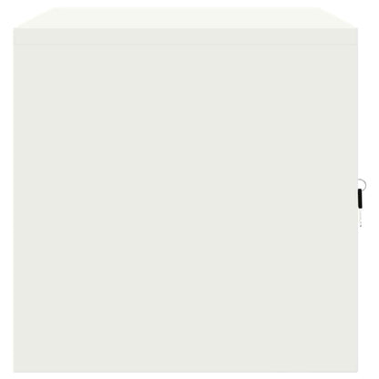 vidaXL Storage Cabinet White 80 x 40 x 40 cm Steel