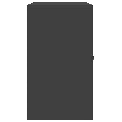 vidaXL Storage Cabinet Black 80 x 40 x 70 cm Steel