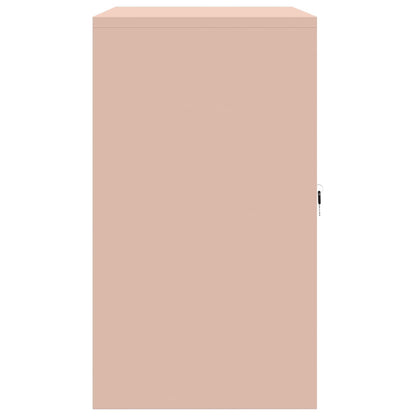 vidaXL Storage Cabinet Pink 80 x 40 x 70 cm Steel