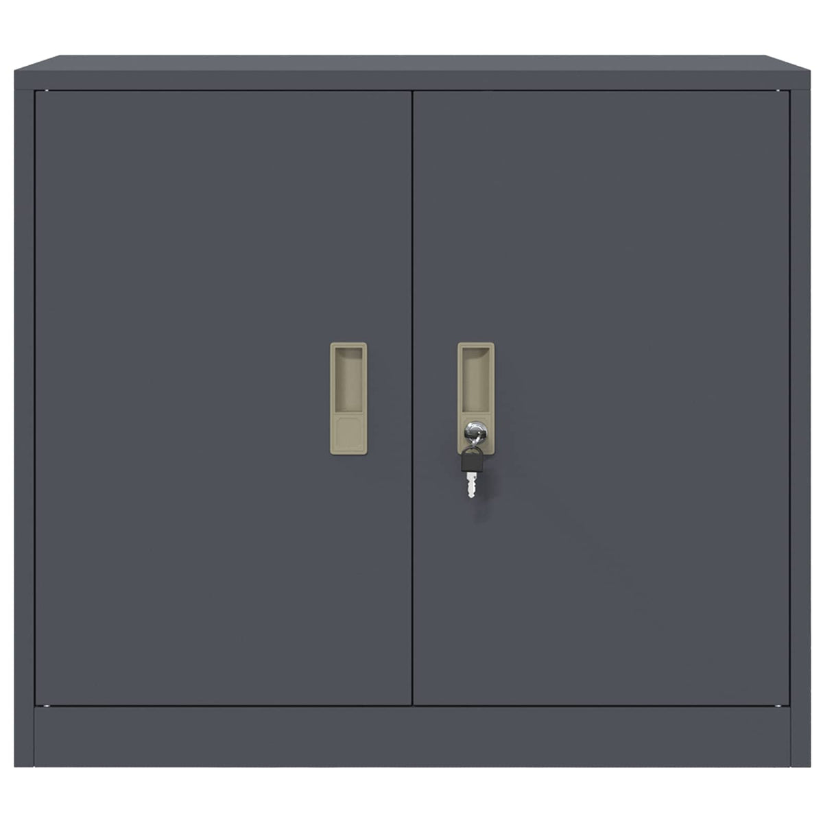 vidaXL Storage Cabinet Anthracite 80 x 40 x 70 cm Steel
