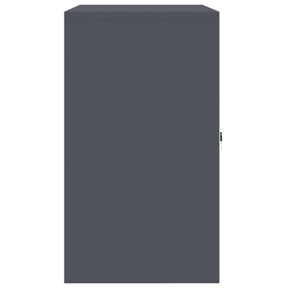 vidaXL Storage Cabinet Anthracite 80 x 40 x 70 cm Steel