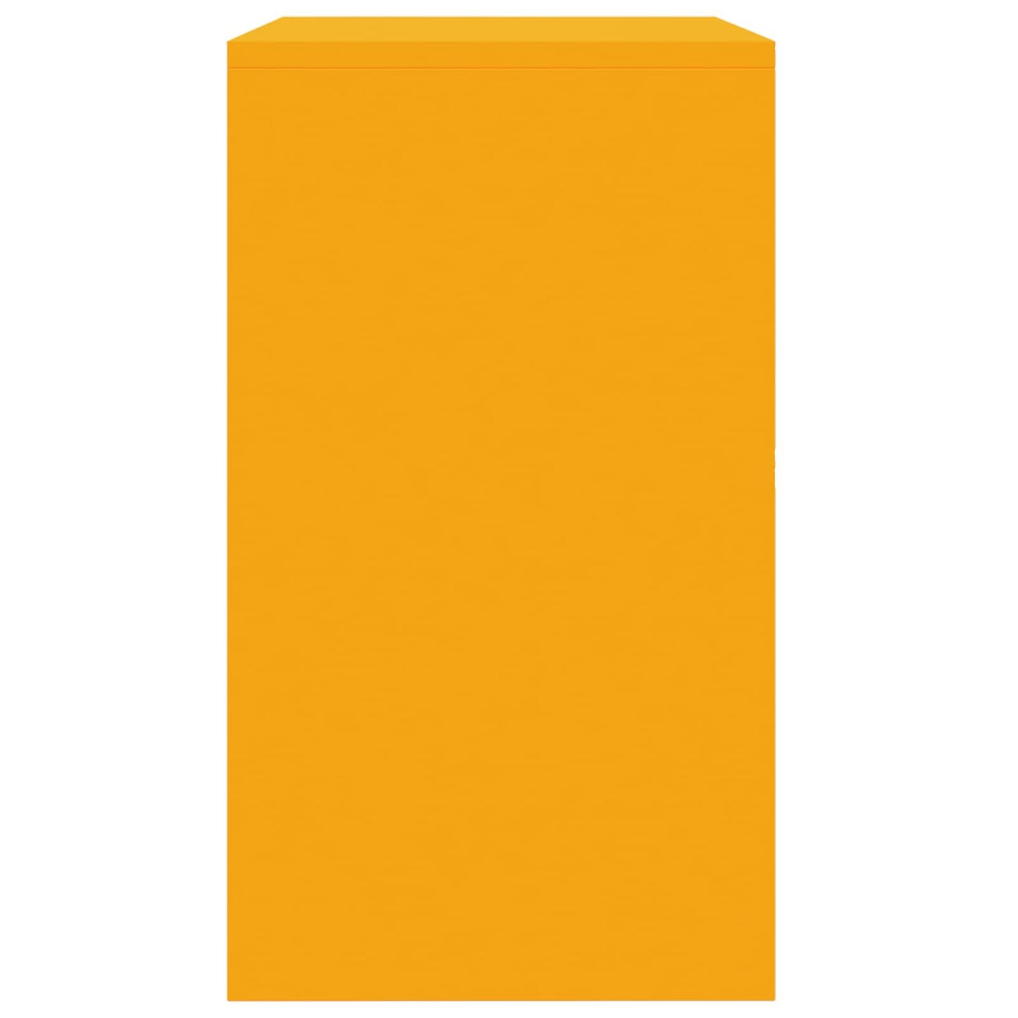 vidaXL Storage Cabinet Mustard Yellow 80 x 40 x 70 cm Steel
